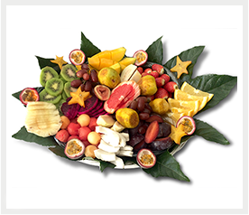 סלסלת פירות טובגו - מגשי פירות מעוצבים